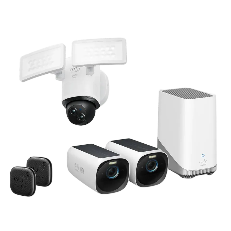 eufy-security-cam-ra-avec-projecteur-e340-eufycam-s330-2x-smarttrack-link image 1