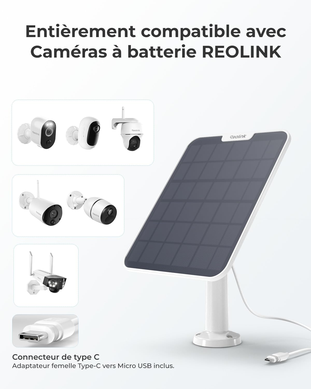 reolink-panneau-solaire-6w-blanc-c-ble-4m-pour-cam-ras-batterie image 5