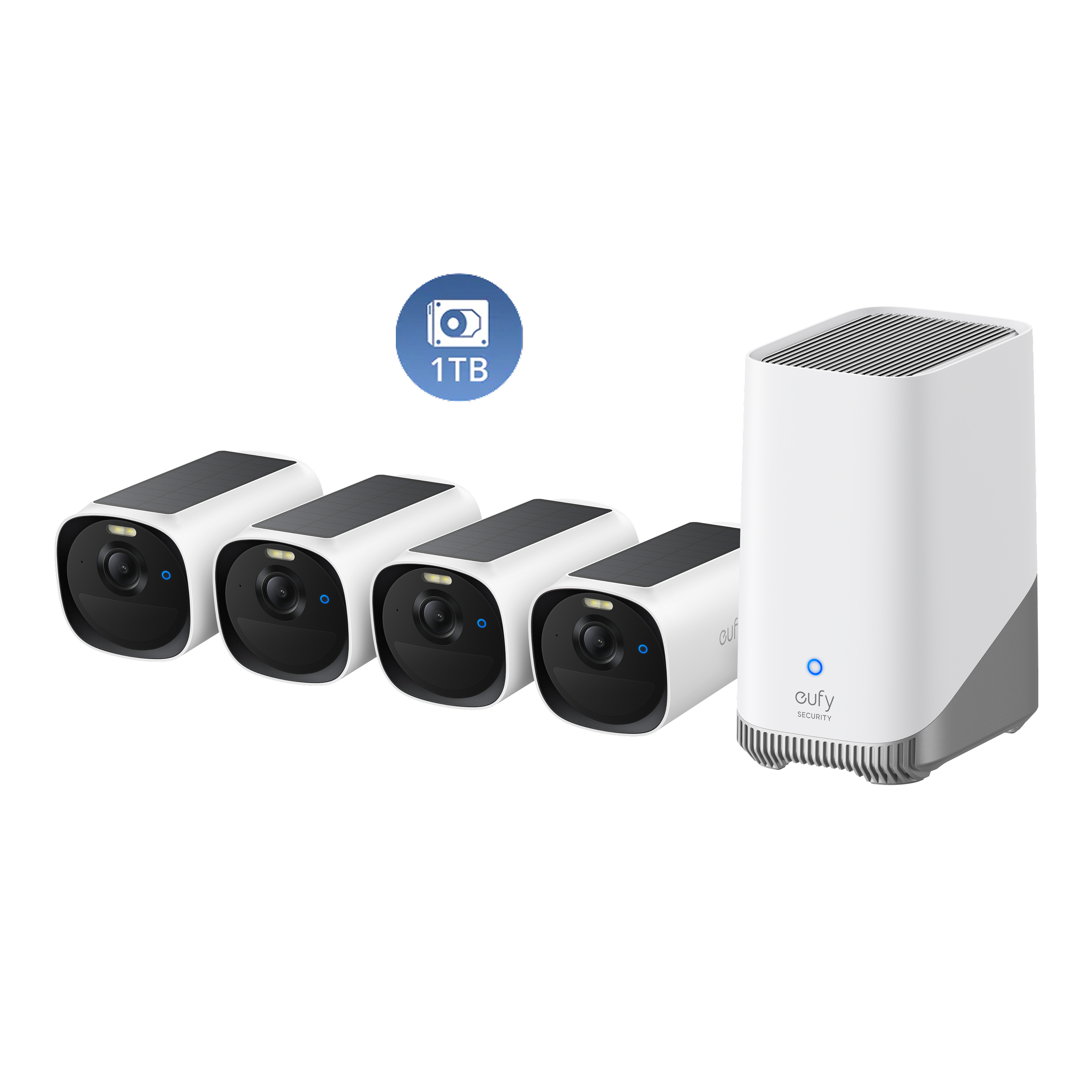 eufy-eufycam-e40-kit-4-cam-ras-2k-homebase-s380-disque-1-to image 1