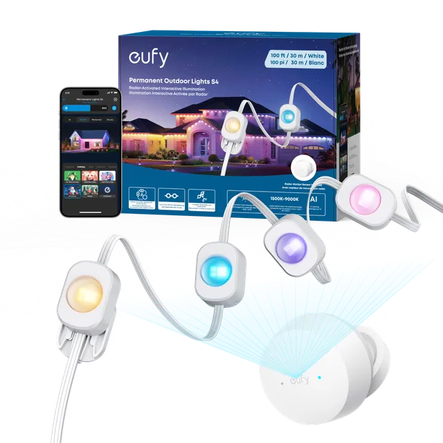 eufy-permanent-outdoor-lights-s4-guirlande-ext-rieure-permanente-30-m-72-led image 1