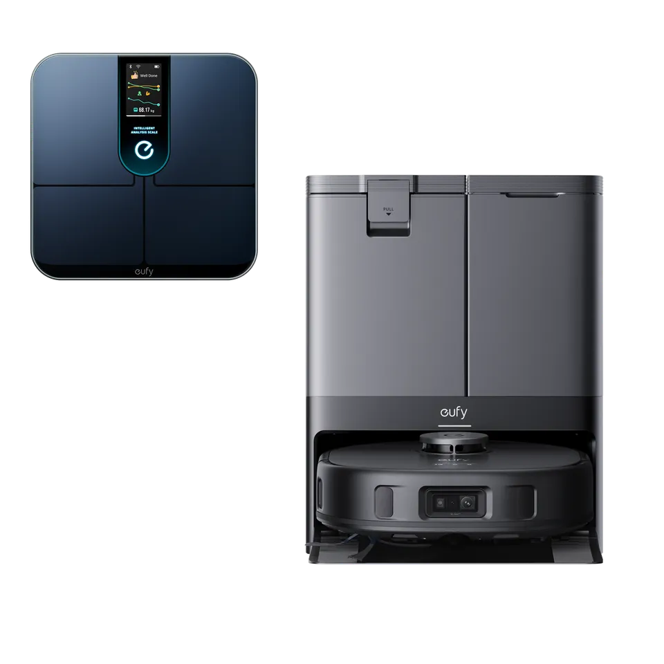 eufy-x10-pro-omni-noir-balance-connect-e-smart-scale-p3-pack-robot-aspirateur-la image 1
