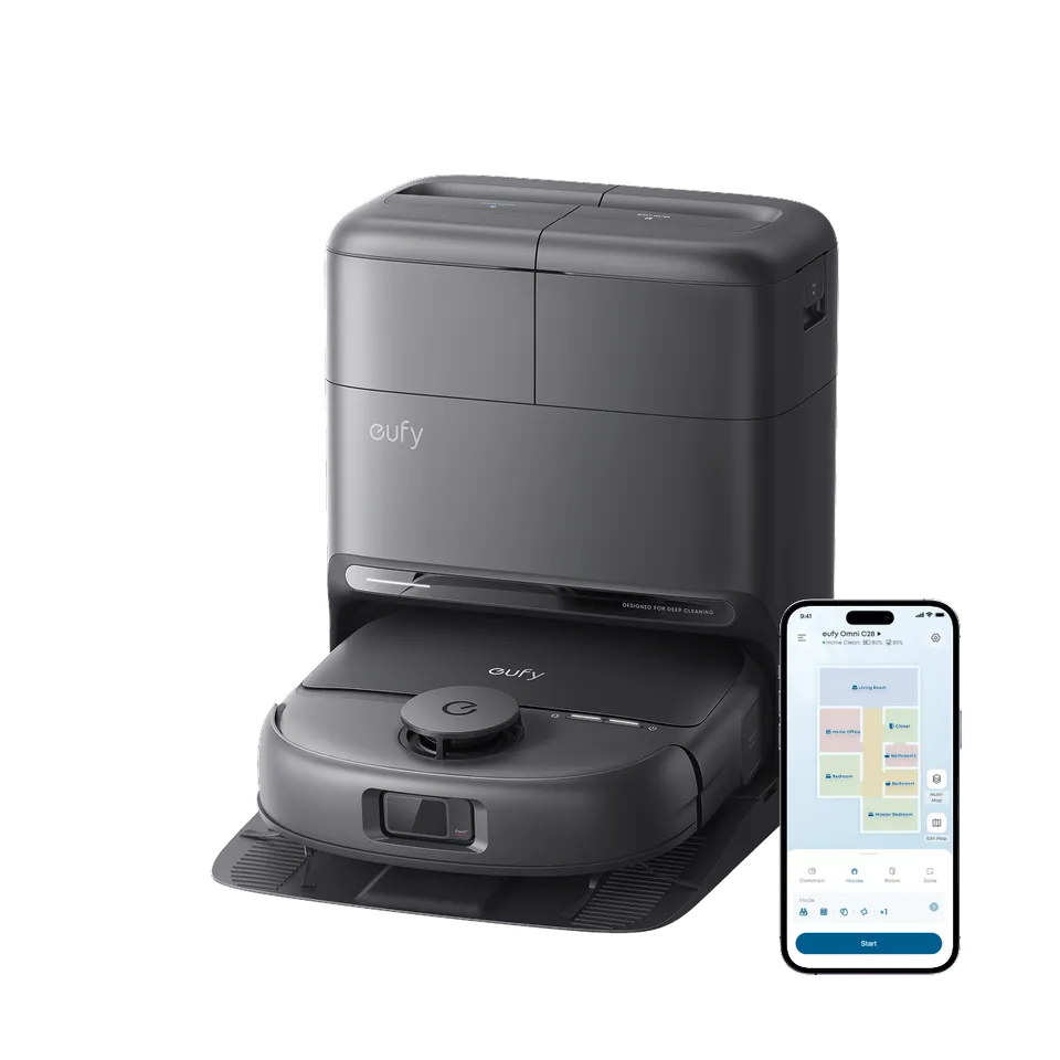 eufy-robot-vacuum-omni-c28-aspirateur-robot-lavant-avec-station-5-en-1 image 1