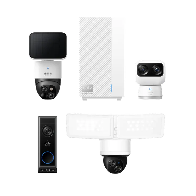 eufy-dual-camera-bundle-homebase-professional-s1-solocam-s340-indoorcam-s350-flo image 1