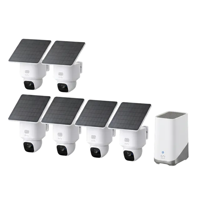 eufy-solocam-e30-pack-de-6-homebase-3-cam-ra-de-s-curit-360-avec-suivi-ia-et-pan image 1