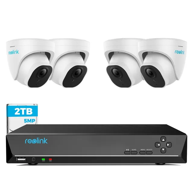 reolink-rlk8-520d4-5mp-kit-vid-osurveillance-poe-8ch-avec-nvr-2to-et-4-cam-ras-d image 1