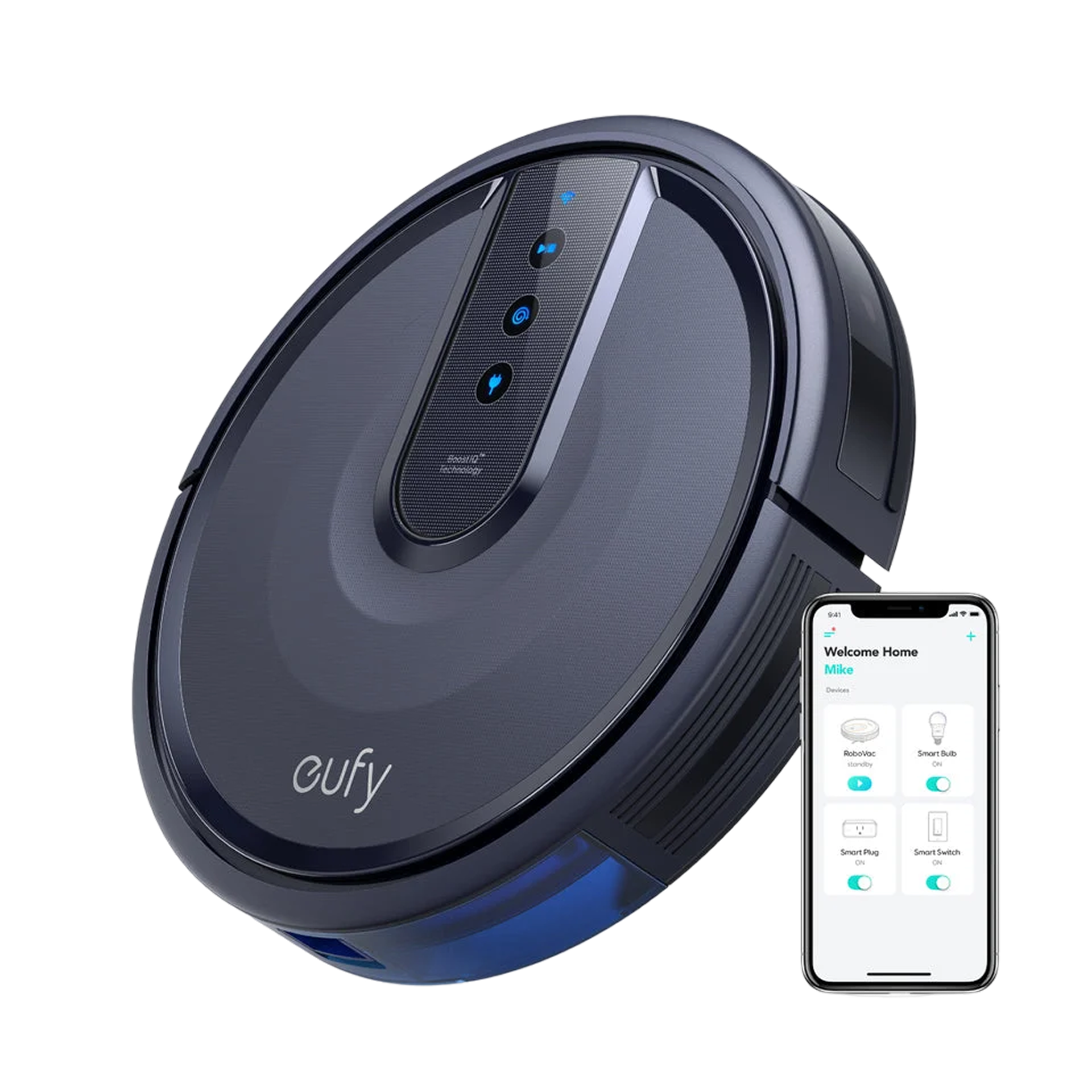 eufy-robovac-25c-aspirateur-robot-wi-fi-1500pa-extra-fin image 1