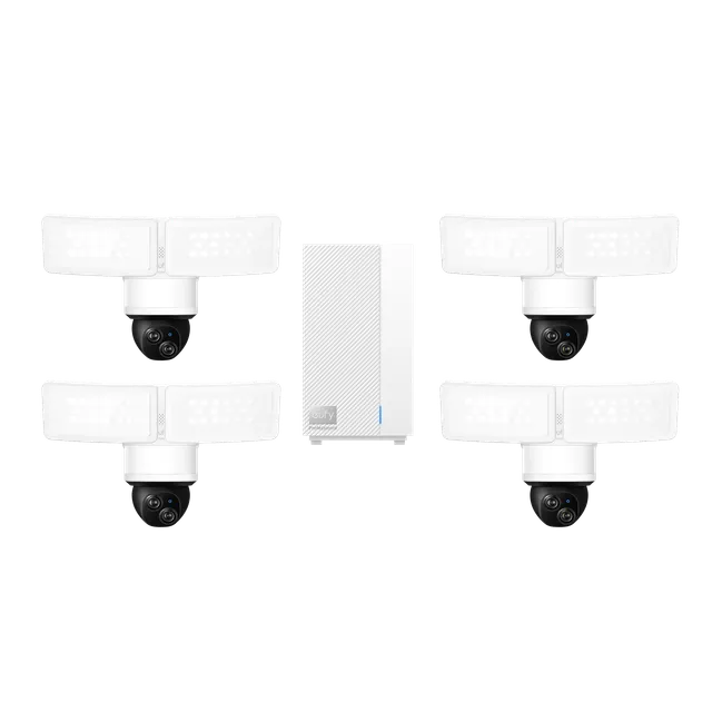 eufy-floodlight-camera-e340-kit-4-cam-ras-homebase-professional-s1 image 1