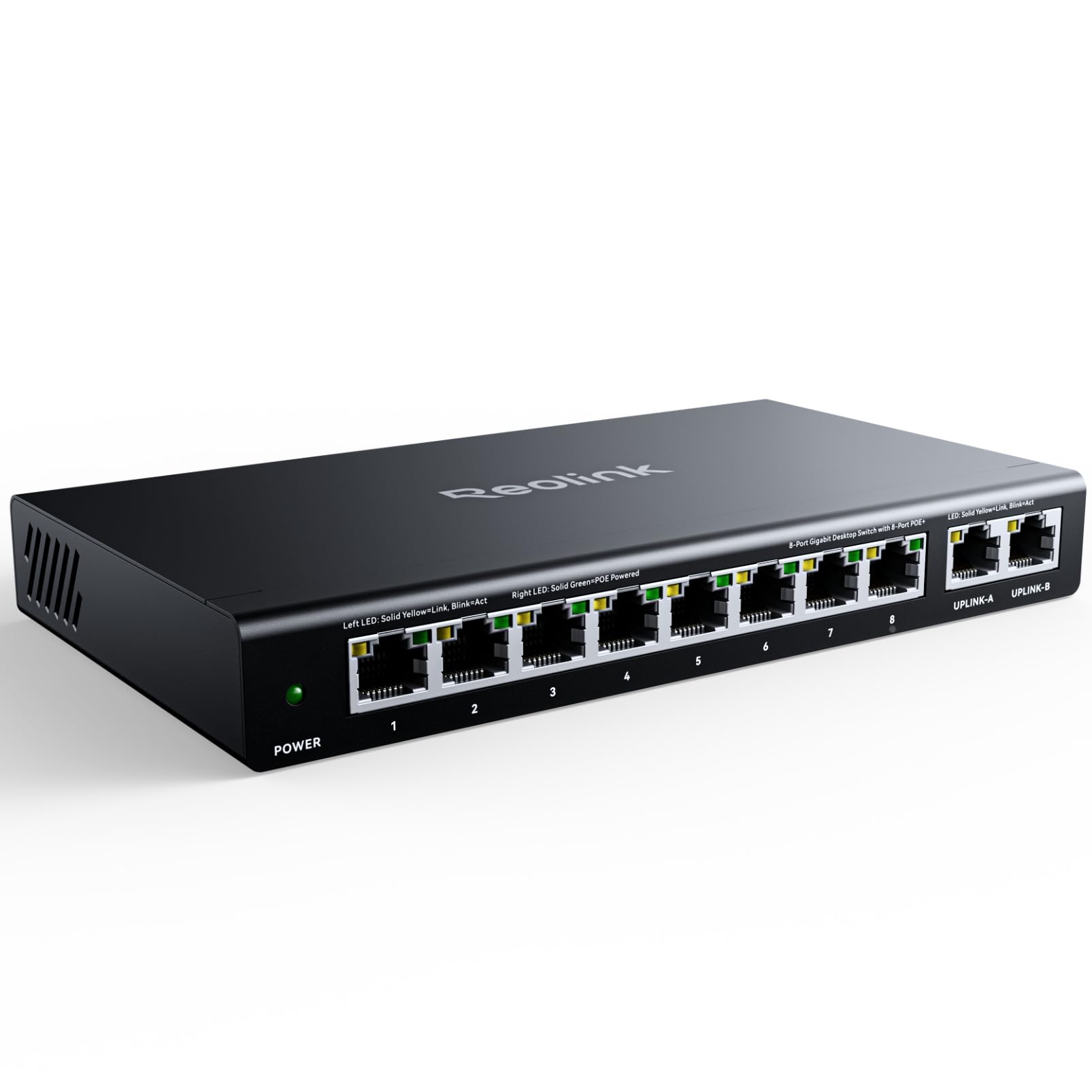 reolink-rla-ps1-commutateur-poe-8-ports-2-uplink-gigabit-120w image 1
