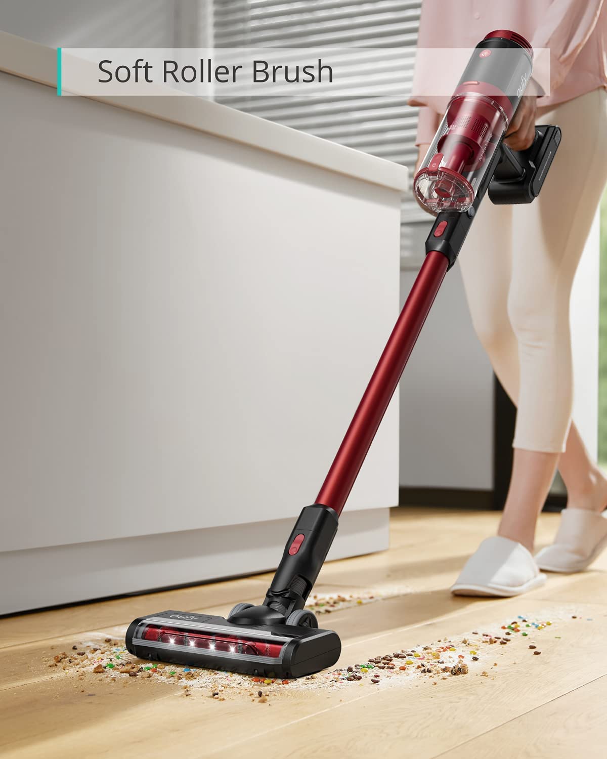eufy-homevac-soft-roller-brosse-rouleau-souple-pour-s11-lite-rouge image 2