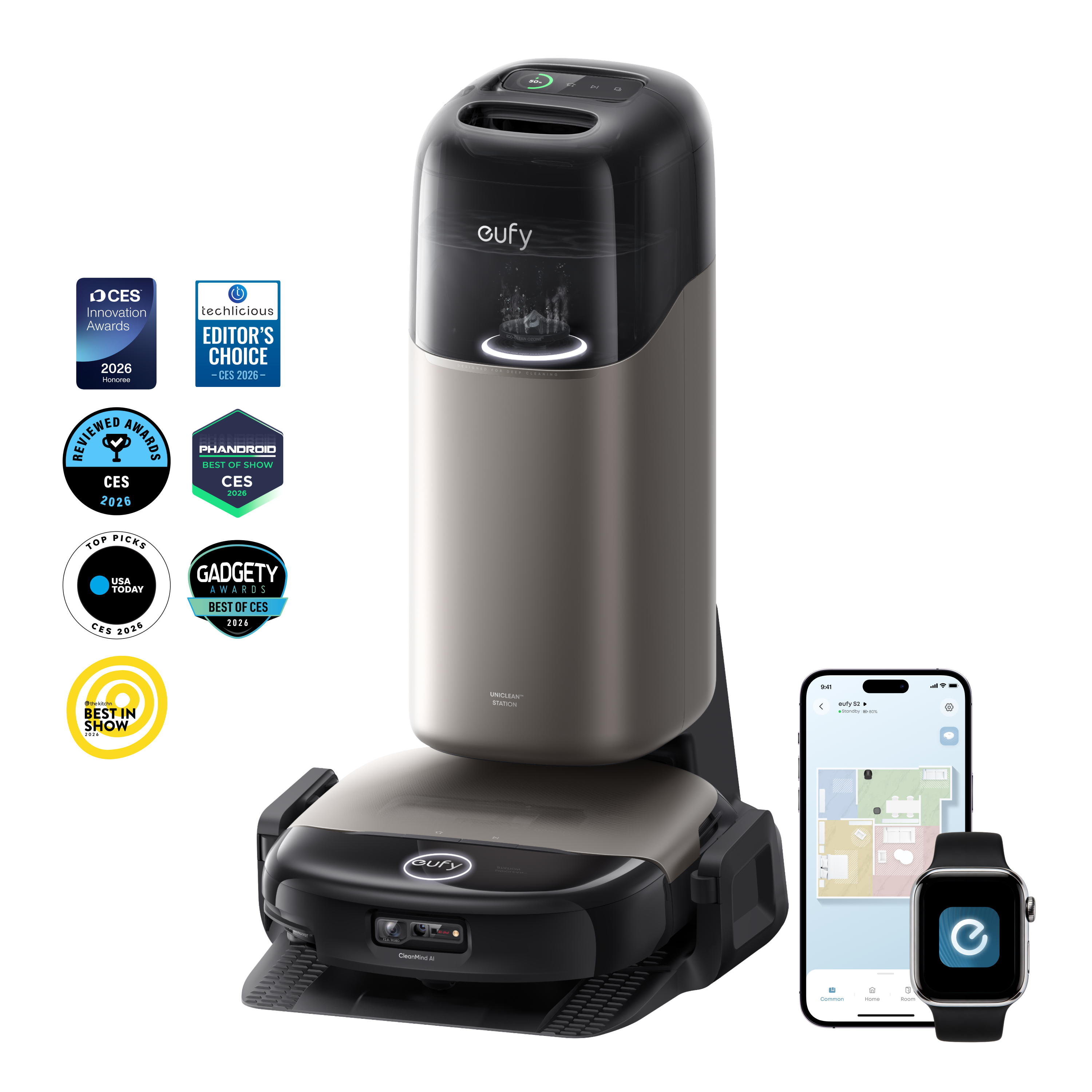 eufy-omni-s2-robot-aspirateur-laveur-30-000-pa-kit-de-remplacement-1-an image 2
