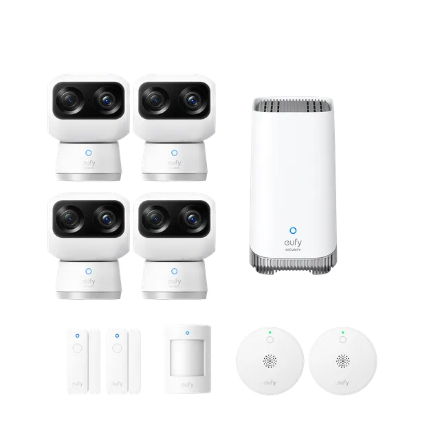 eufy-indoor-cam-s350-x4-homebase-s380-alarme-pack-s-curit image 1