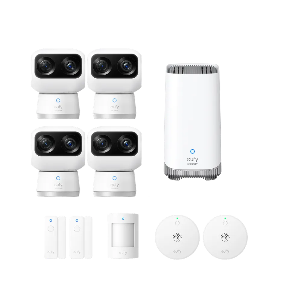 eufy-indoor-cam-s350-x4-homebase-s380-alarme-pack-s-curit image 1