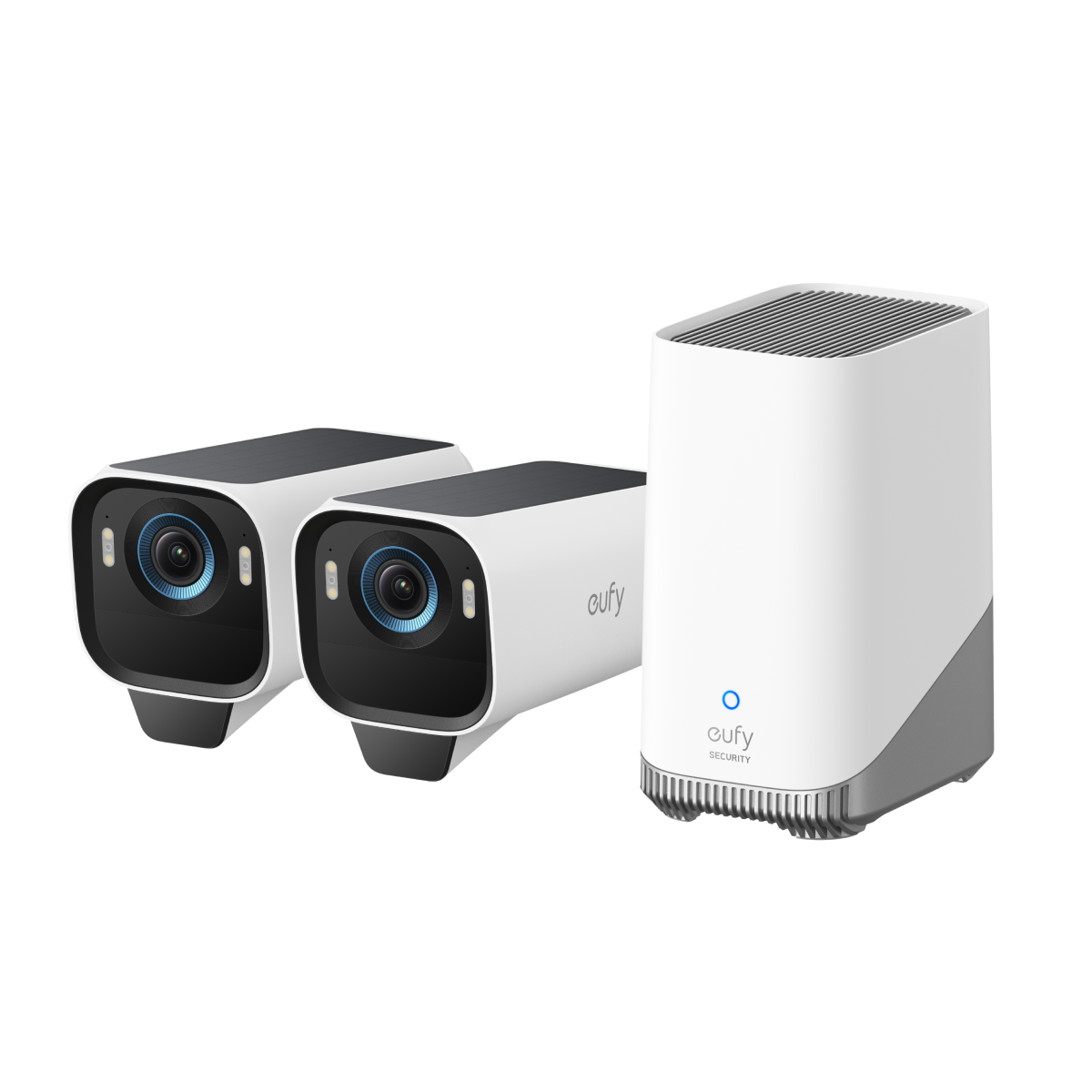 eufy-eufycam-s3-pro-kit-2-cam-ras-ext-rieures-solaires-4k-homebase-3-sans-hdd image 1