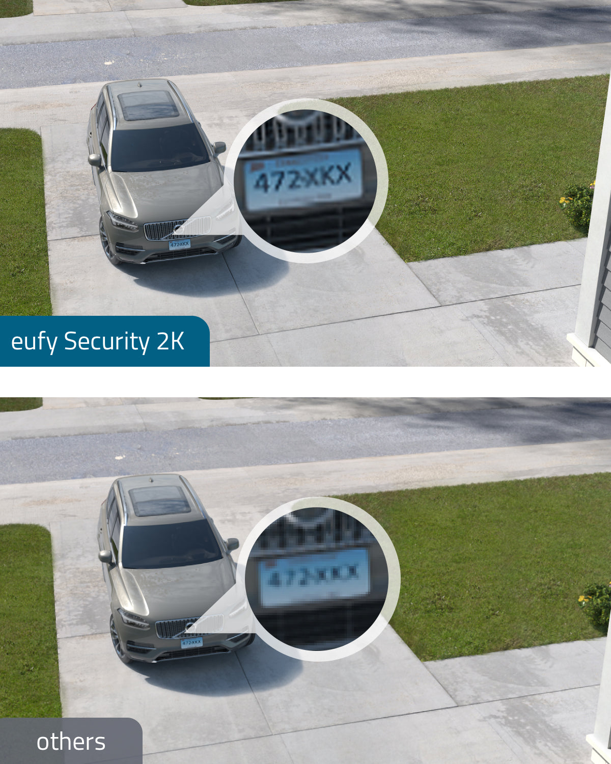 eufy-security-floodlight-cam-e-2k-blanche-cam-ra-projecteur-2000-lumens image 2