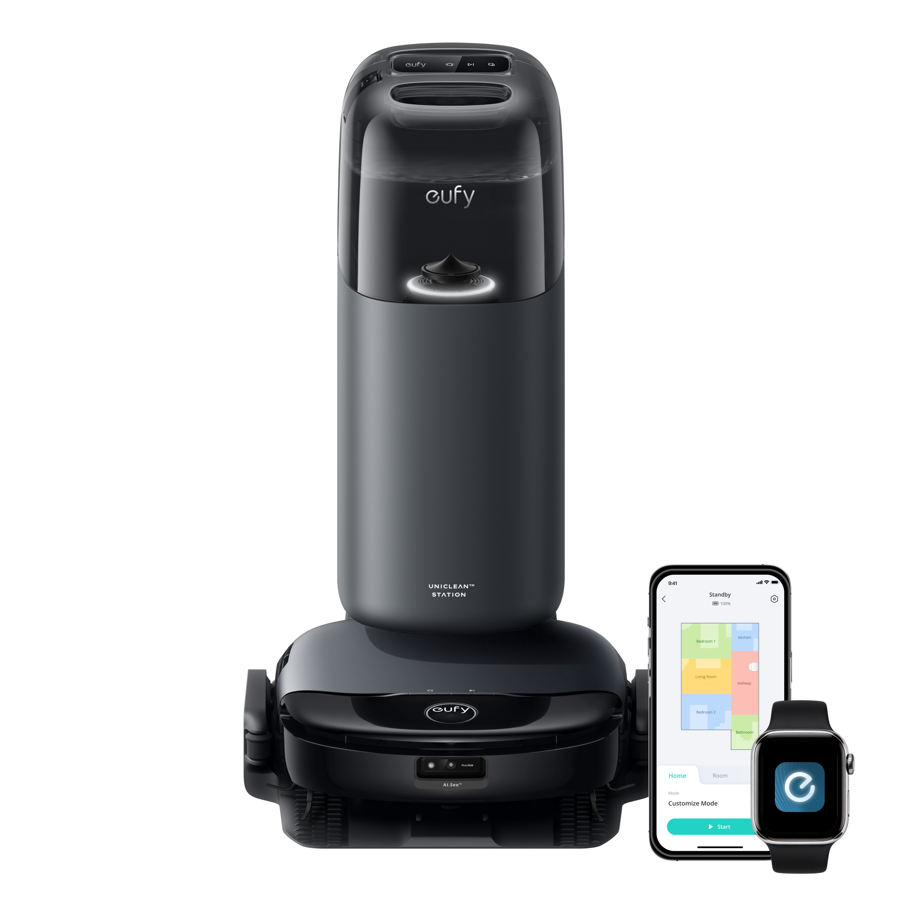 eufy-omni-s1-pro-robot-aspirateur-laveur-syst-me-auto-vidange-et-remplissage-d-e image 2