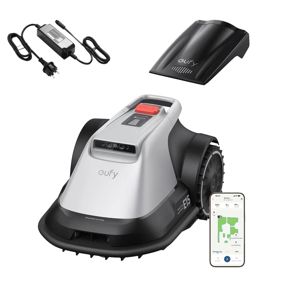 eufy-robot-tondeuse-e15-adaptateur-secteur-eufy image 1