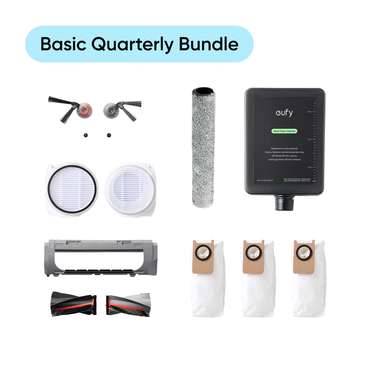 eufy-kit-trimestriel-basique-pour-omni-s2-brosse-filtre-serpilli-re image 1