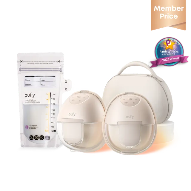 eufy-breast-pump-s1-pro-tire-lait-portable-chauffant-120-sachets-de-conservation image 1