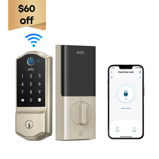 eufy-smart-lock-c220-serrure-connect-e-empreinte-digitale-nickel image 1