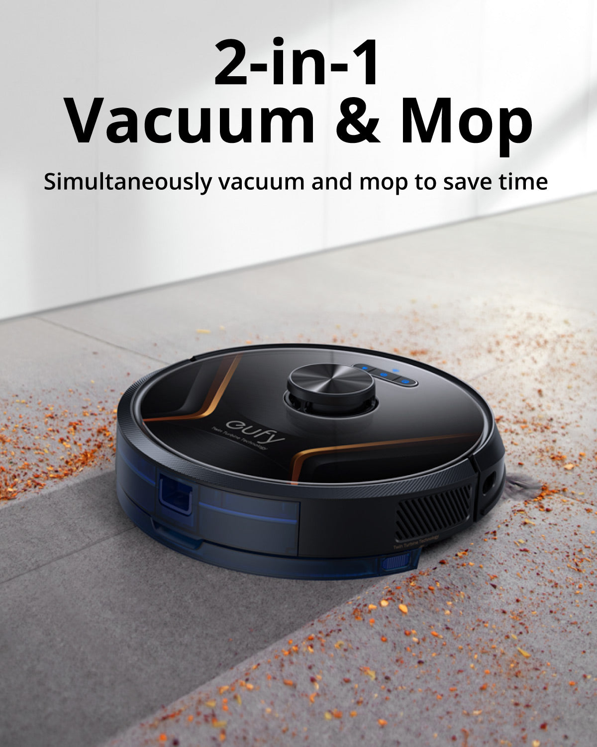 eufy-clean-x8-hybrid-robot-aspirateur-laveur-laser-2x-2000-pa image 3