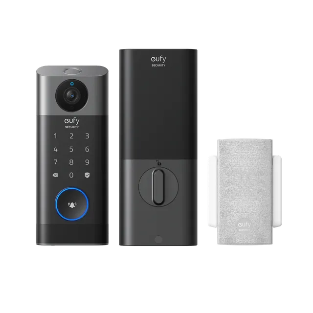 eufy-video-smart-lock-serrure-connect-e-3-en-1-cam-ra-2k-sonnette-empreinte-digi image 1