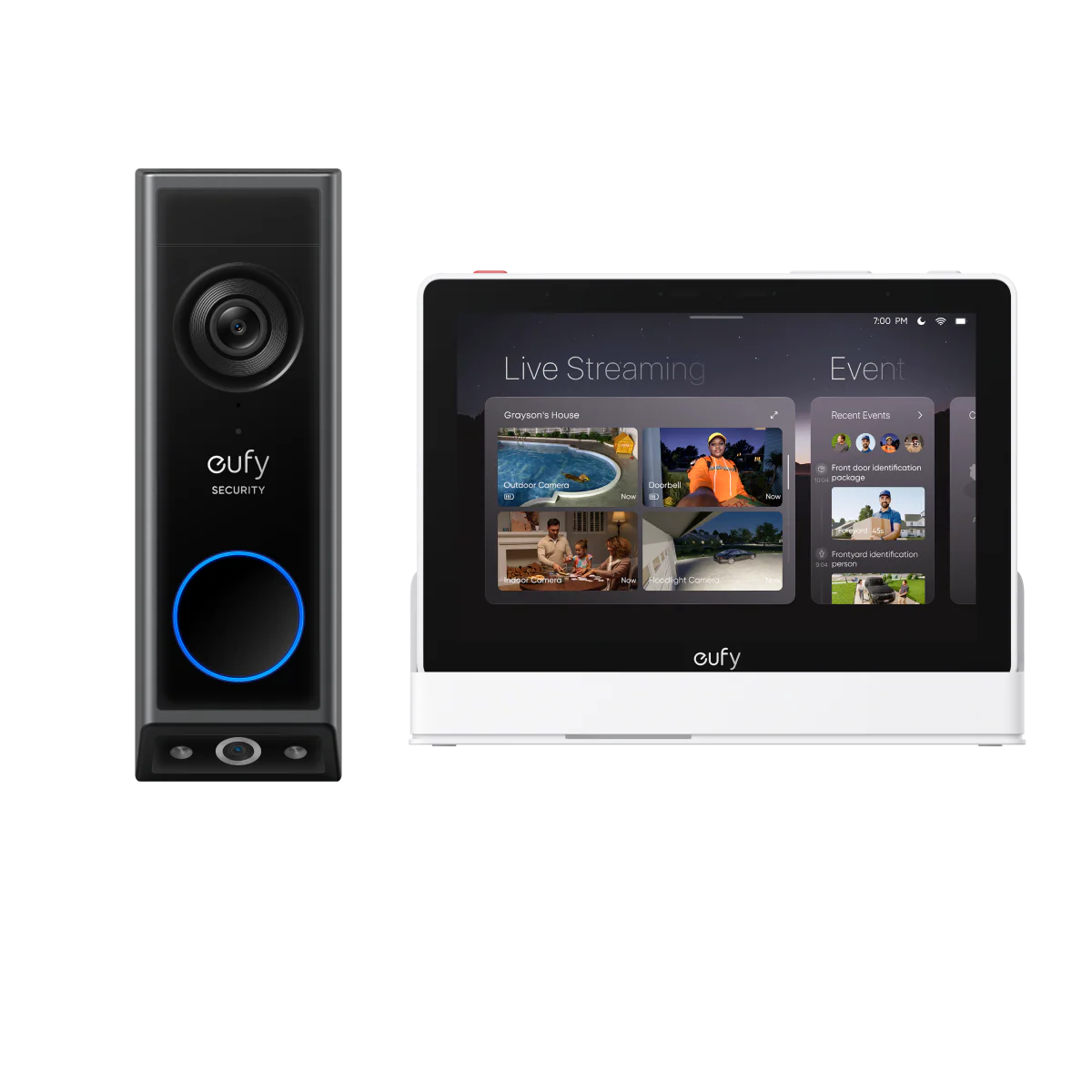 eufy-video-doorbell-e340-avec-smart-display-e10-pack-sonnette-vid-o-cran image 2