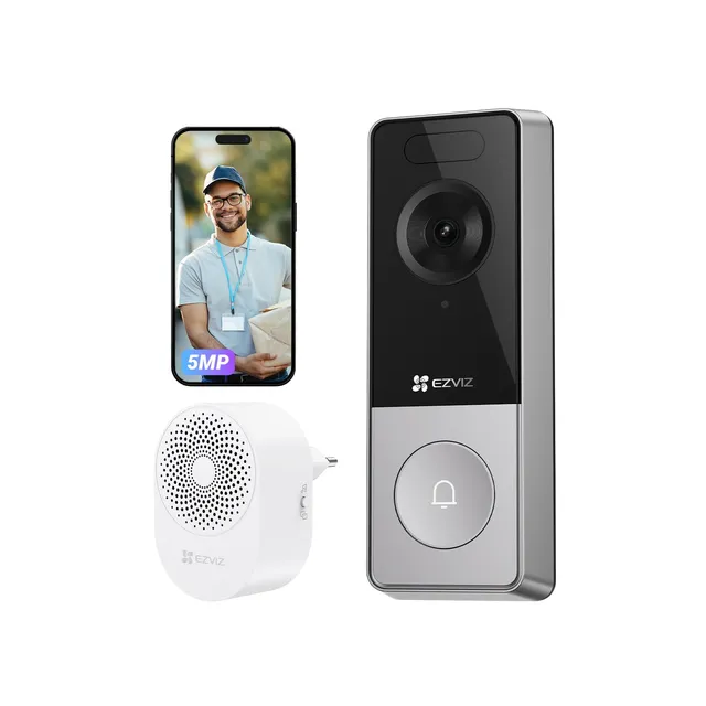 ezviz-cp8-sonnette-vid-o-sans-fil-ext-rieure-tanche-3k-5mp-avec-cam-ra-batterie- image 1