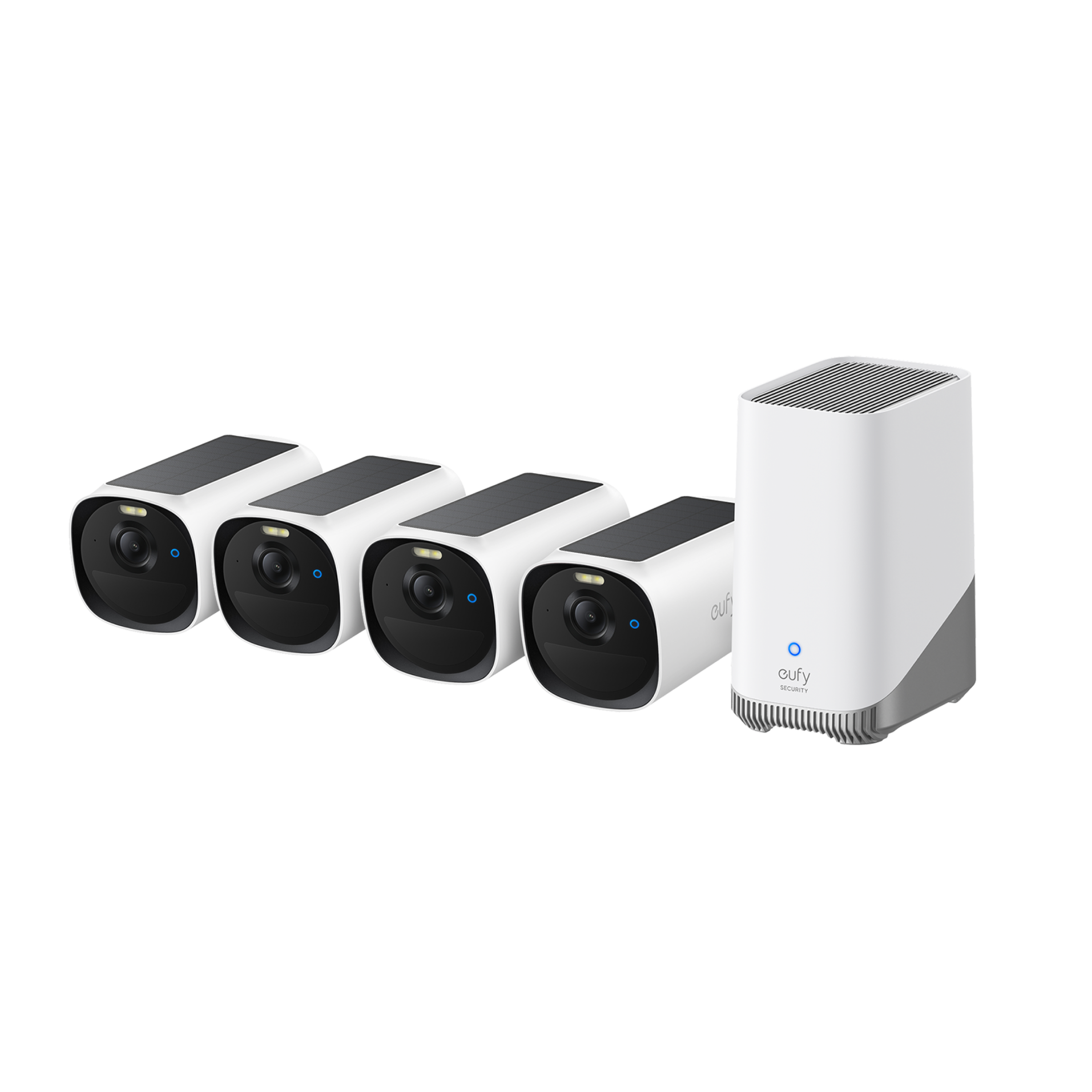 eufy-eufycam-e40-kit-4-cam-ras-homebase-s380-2k-solaire image 1