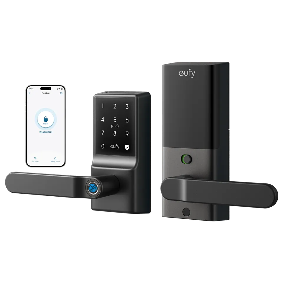 eufy-smart-lock-c33-serrure-connect-e-avec-poign-e-empreinte-digitale-et-wi-fi-i image 1