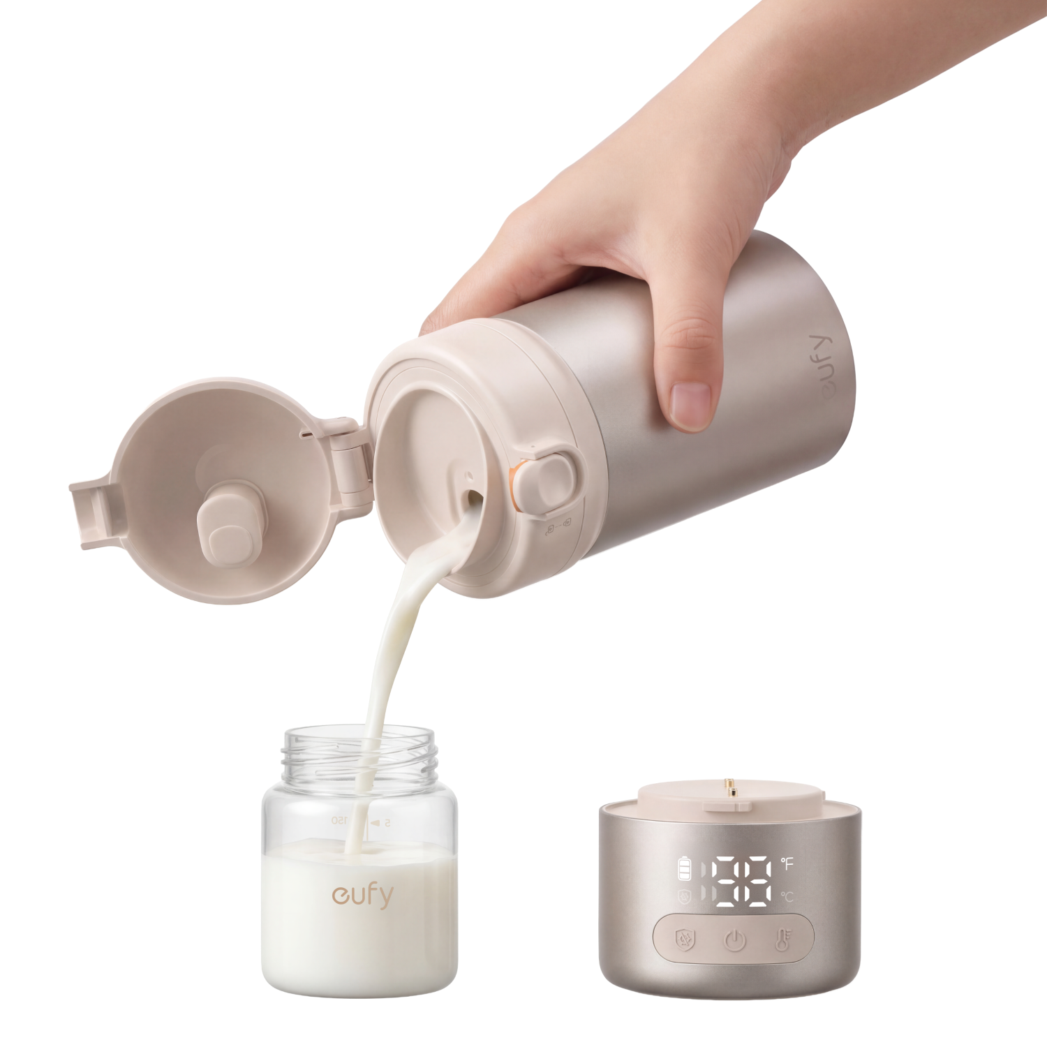 eufy-portable-milk-warmer-e10-chauffe-lait-portable-d-tachable-2-en-1 image 1