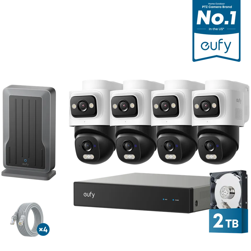 eufy-security-nvr-e50-kit-4-cam-ras-hybride-bullet-ptz-module-wifi image 1