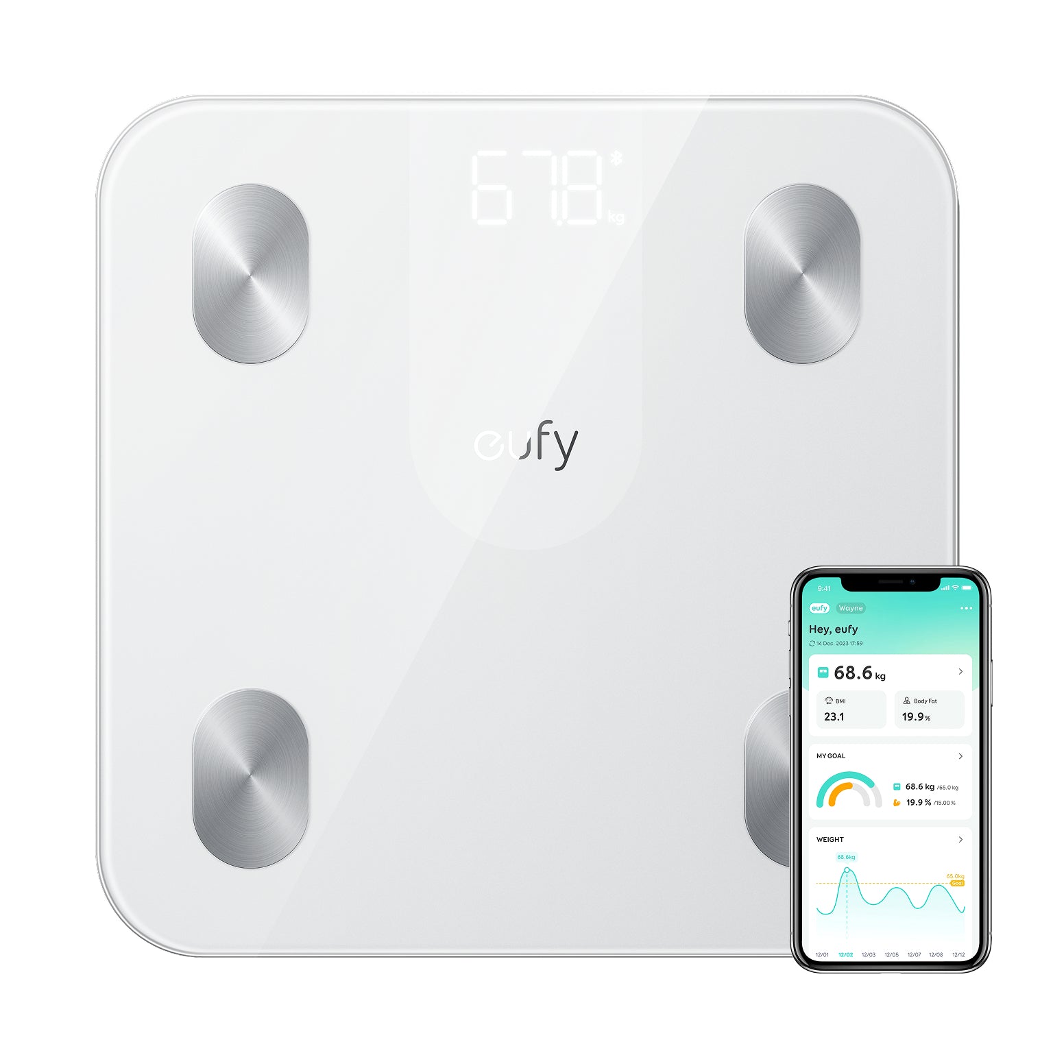eufy-smart-scale-a1-balance-connect-e-compacte-12-mesures image 2