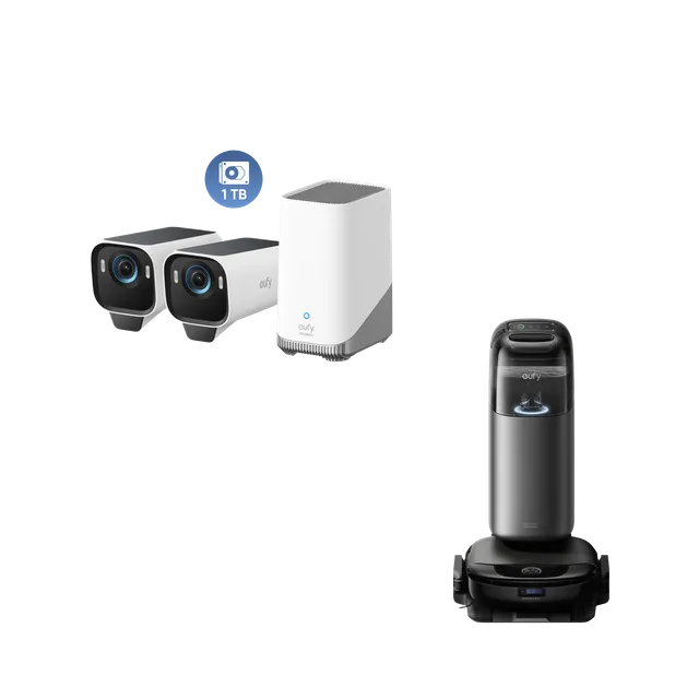 eufy-robot-vacuum-omni-s1-pro-eufycam-s3-pro-lot-de-2-cam-ras-disque-dur-1-to image 1