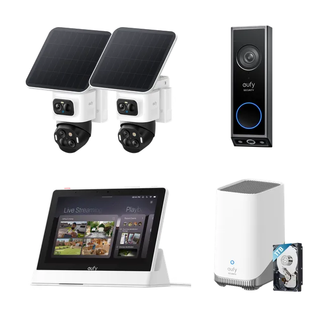 eufy-eufycam-s4-2-pack-sonnette-e340-homebase-3-display-1-to image 1