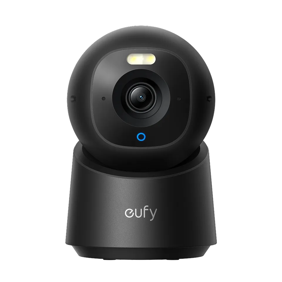 eufy-indoor-cam-e30-noir-cam-ra-int-rieure-4k-panoramique-360-version-noire image 1
