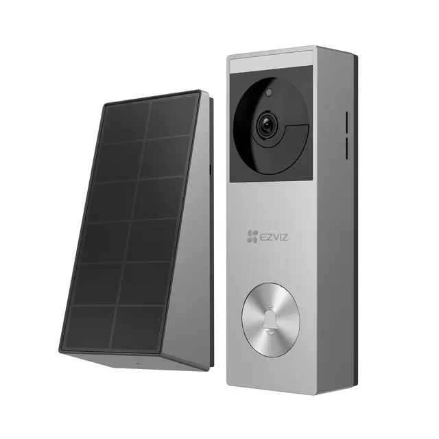 ezviz-cp3-pro-sonnette-sans-fil-2k-avec-panneau-solaire-batterie-5200-mah-stocka image 1