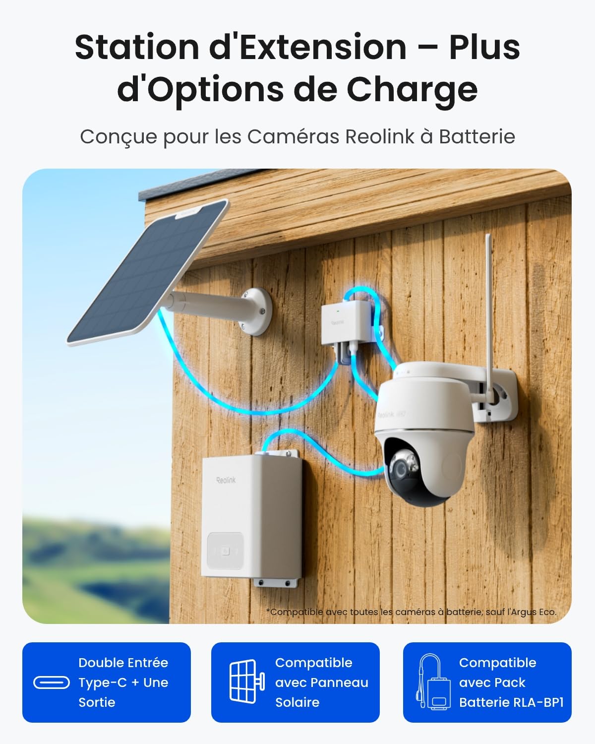 reolink-station-extension-rla-cd1-double-alimentation-solaire-batterie image 2