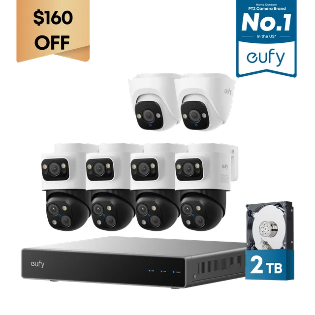 eufy-nvr-poe-s4-max-2-cam-ras-tourelle-syst-me-4-cam-ras-4k image 1