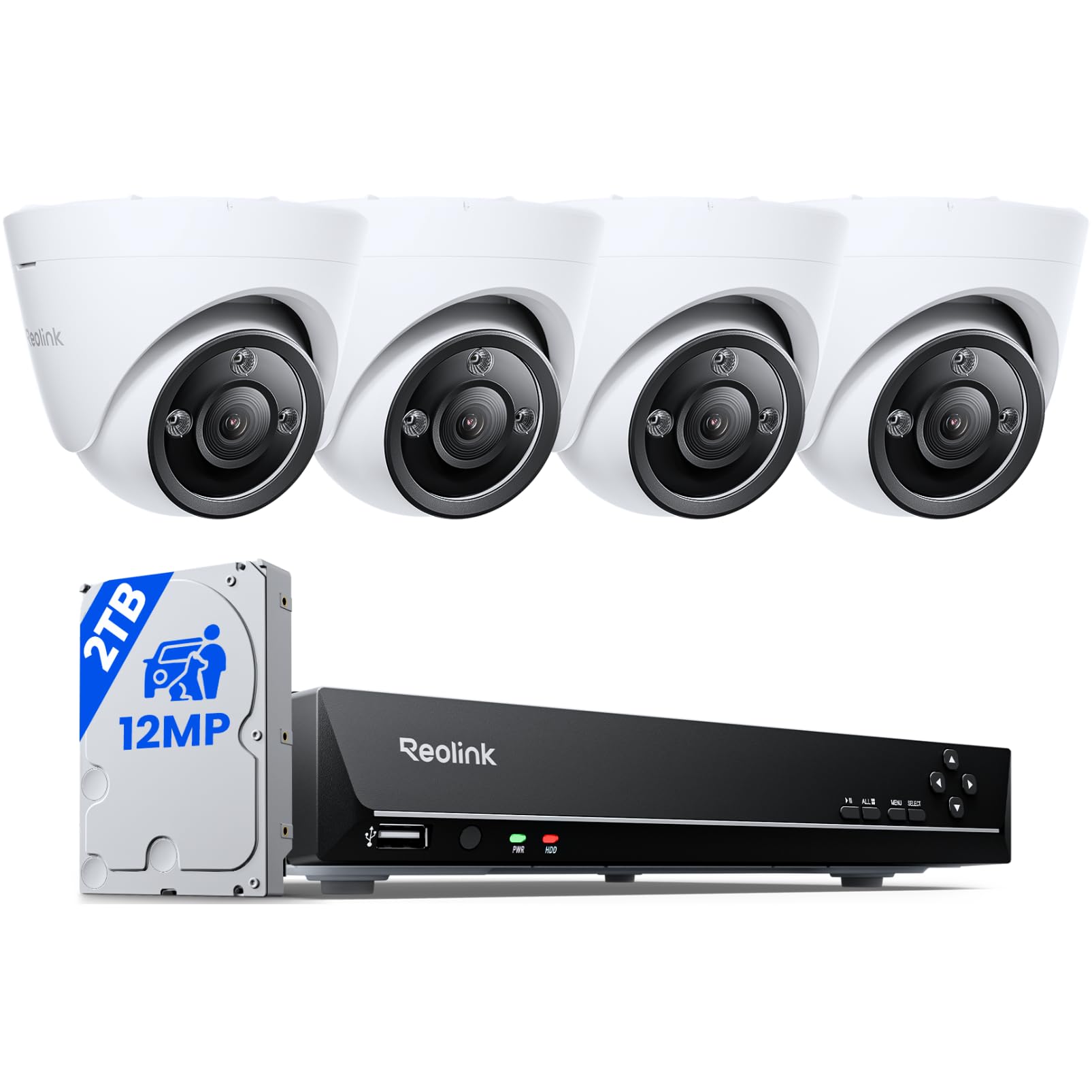 reolink-rlk8-1200d4-a-kit-vid-o-surveillance-poe-12mp-4x-cam-ra-ip-nvr image 1