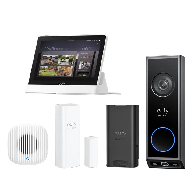 eufy-video-doorbell-e340-pack-complet-entr-e-connect-e-sonnette-vid-o-2k-double- image 1