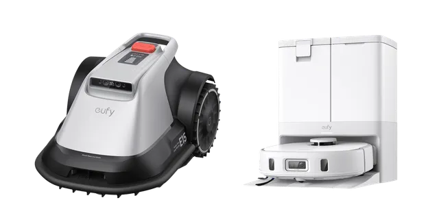 eufy-e15-robot-tondeuse-x10-pro-omni-blanc-pack-jardin-et-maison image 1