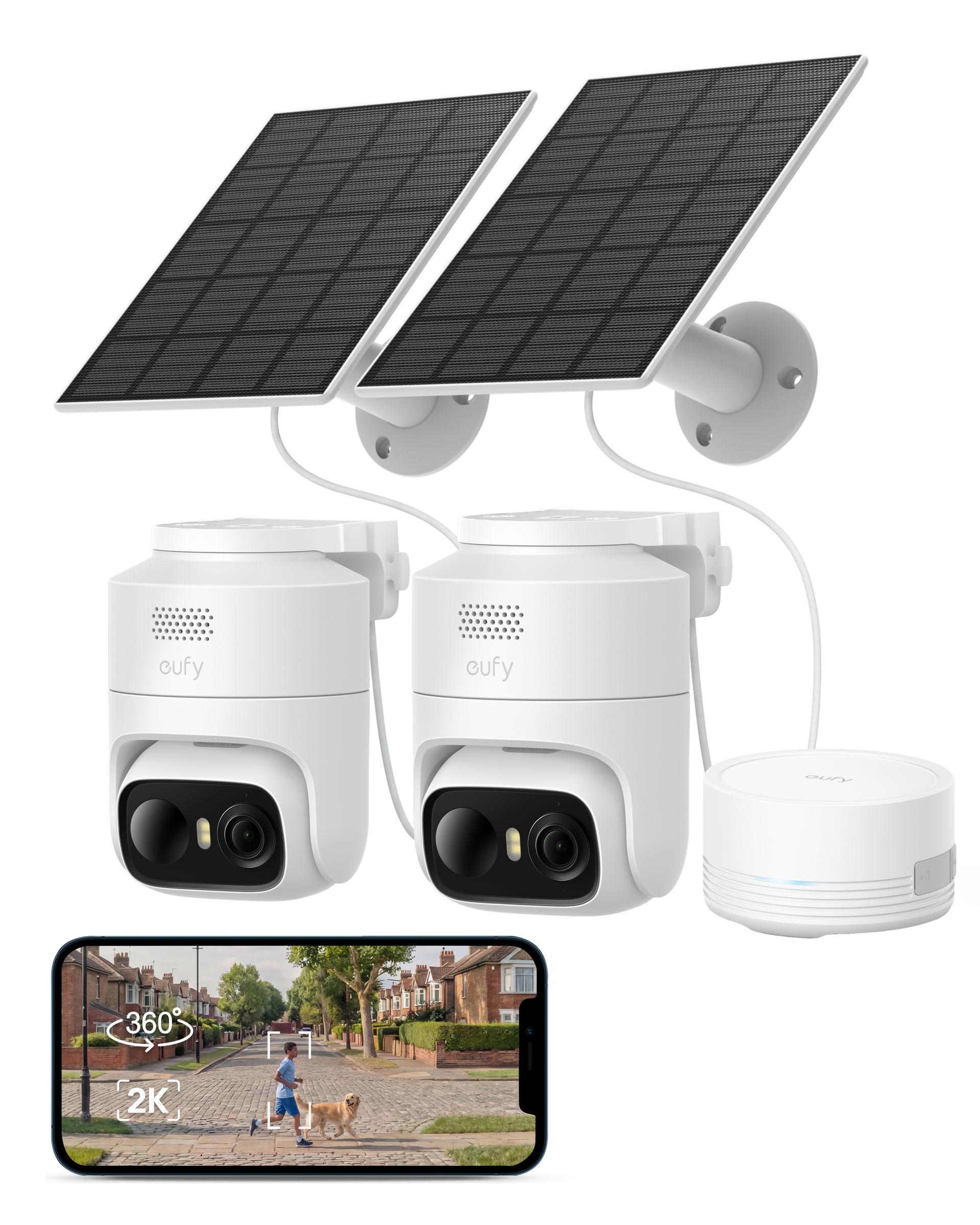eufy-eufycam-c37-pack-4-cam-ras-homebase-mini-suivi-360-solaire image 3