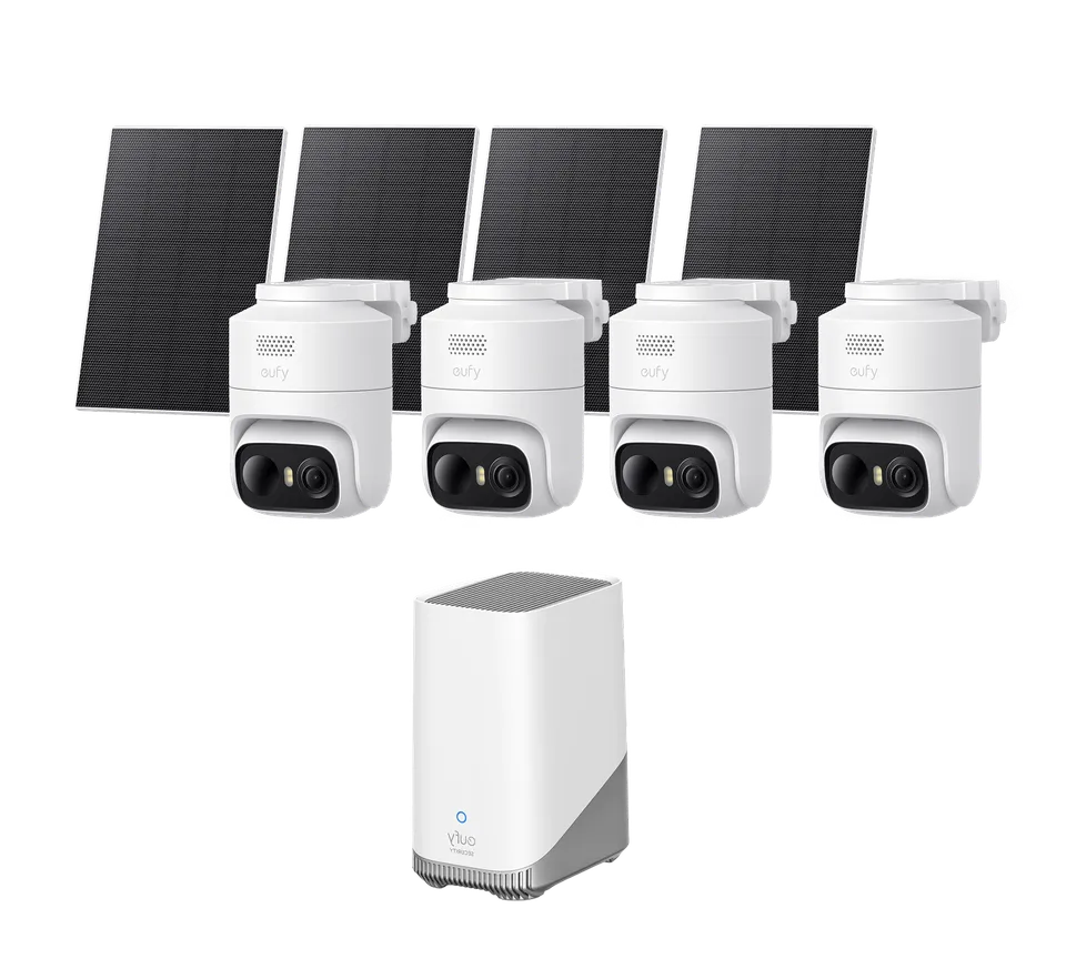 eufy-security-eufycam-c37-x4-homebase-s380-kit-4-cam-ras-solaires-360 image 1
