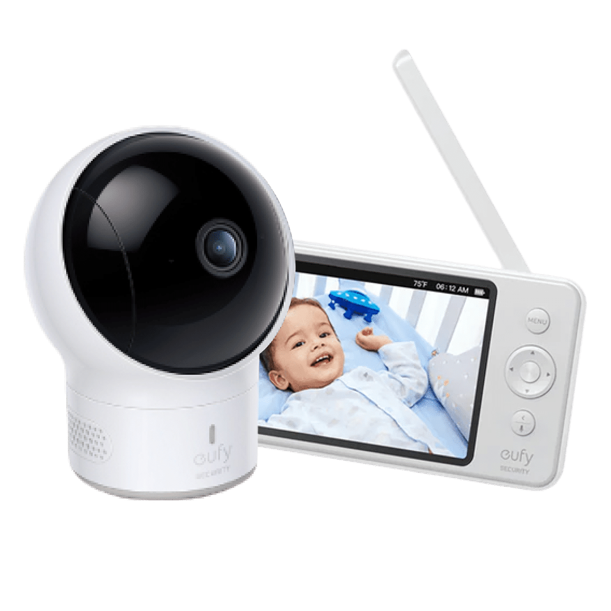 eufy-baby-monitor-e110-cran-5-720p-avec-objectif-grand-angle image 1