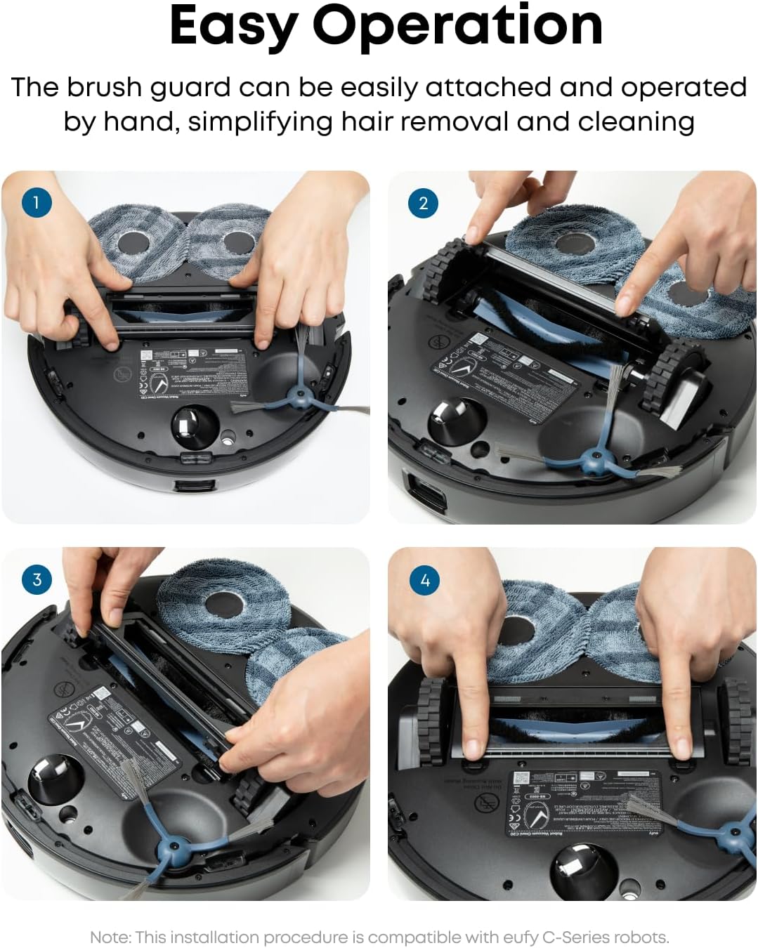 eufy-cache-brosse-de-rechange-pour-robot-vacuum-auto-empty-c10 image 3