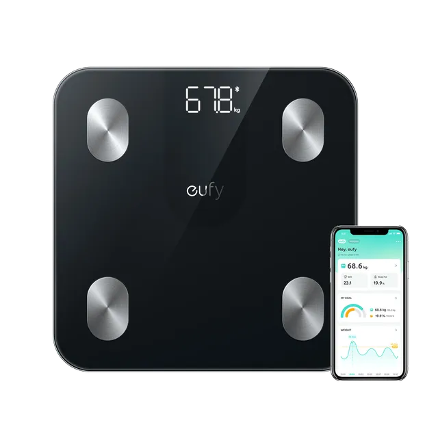 eufy-smart-scale-a1-balance-connect-e-noire-12-mesures-corporelles-bluetooth image 1