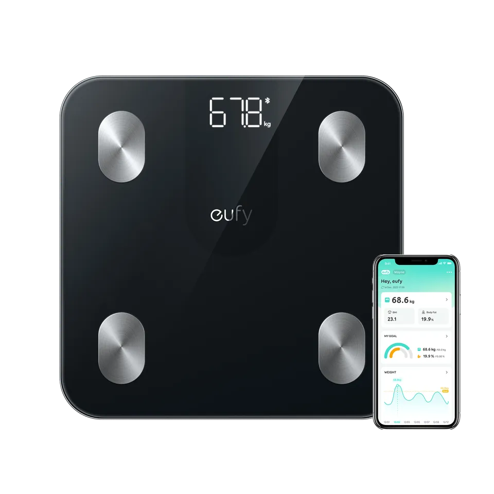 eufy-smart-scale-a1-balance-connect-e-noire-12-mesures-corporelles-bluetooth image 1
