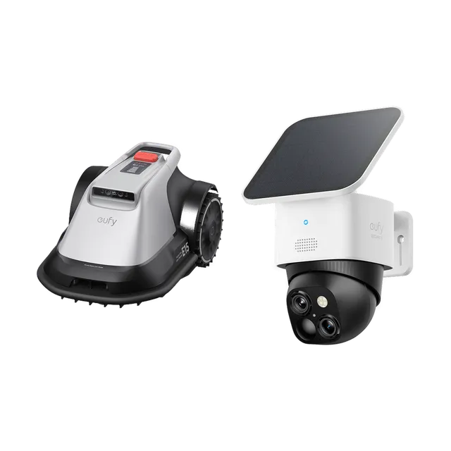eufy-robot-tondeuse-e15-solocam-s340-pack-tondeuse-robot-et-cam-ra-de-surveillan image 1
