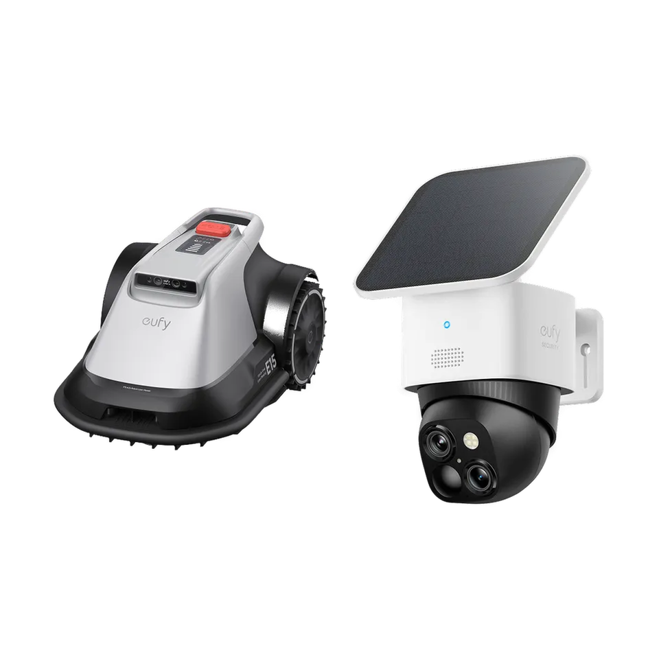 eufy-robot-tondeuse-e15-solocam-s340-pack-tondeuse-robot-et-cam-ra-de-surveillan image 1