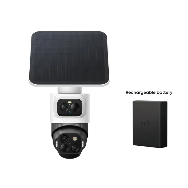 eufy-eufycam-s4-cam-ra-bullet-ptz-triple-objectif-avec-batterie-rechargeable image 1